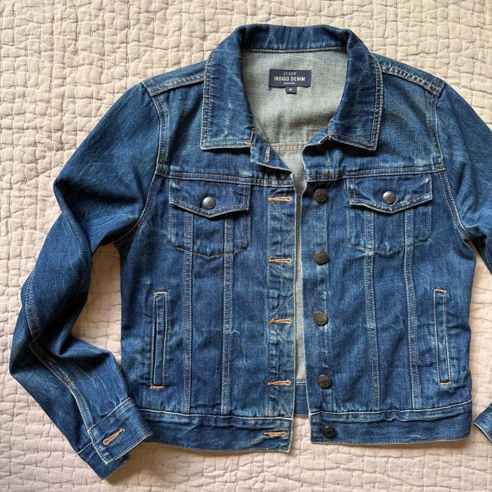 J. Crew Indigo Denim Jacket - Women’s size Medium